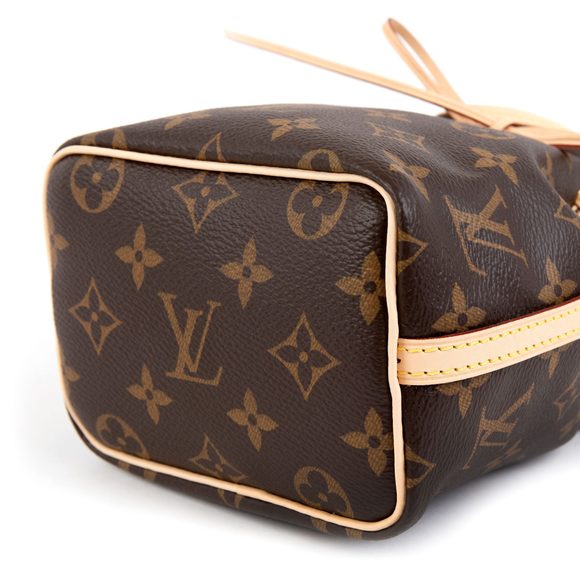 Brown Monogram Canvas Nano NoeDrawstring - Picture 8 of 8